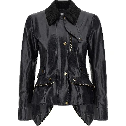 Black Cowhide Leather Jacket