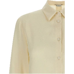 White Silk Blouse