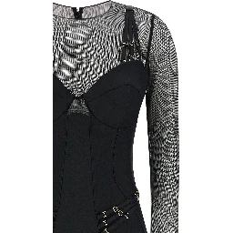 Black Polyamide Jumpsuit
