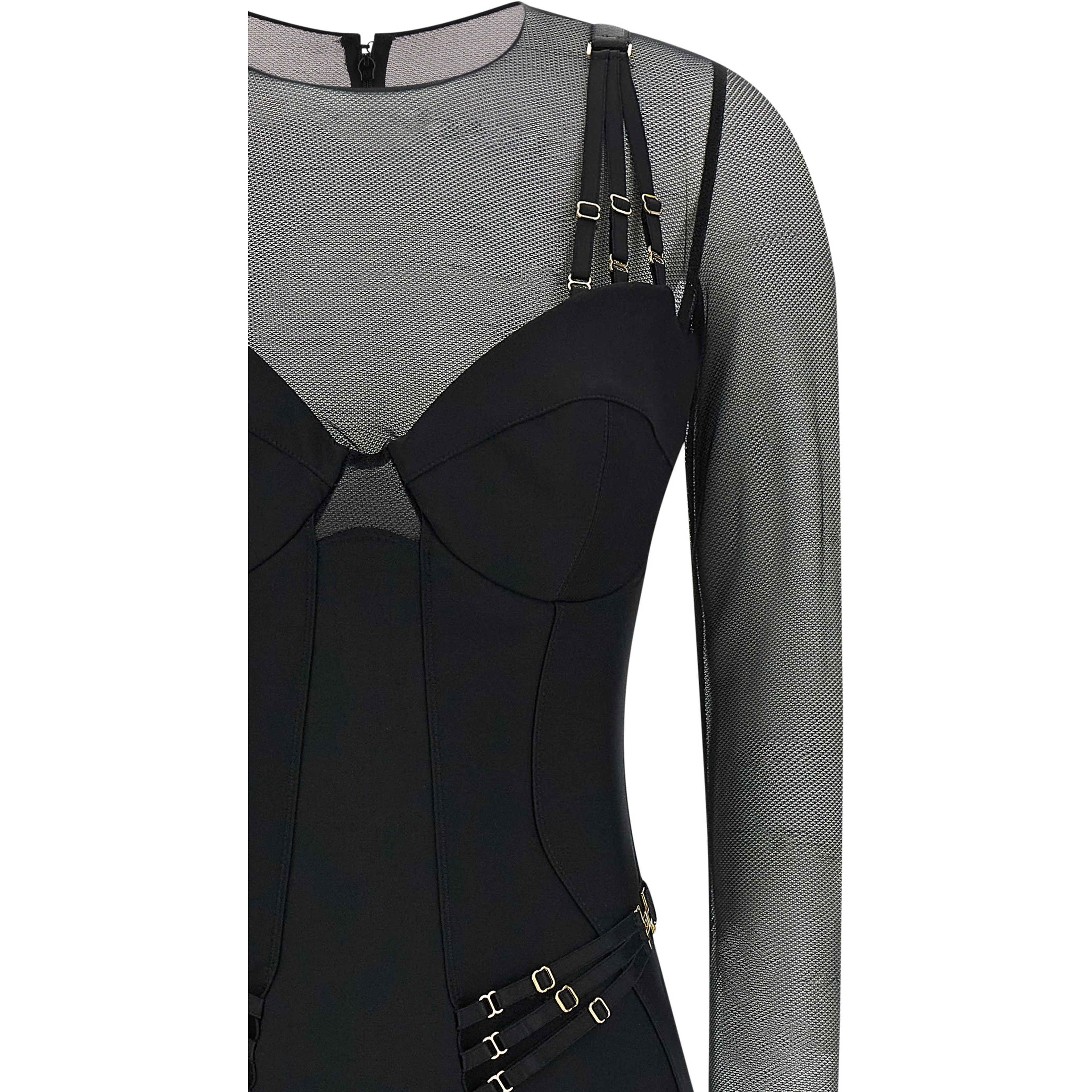 Black Polyamide Jumpsuit