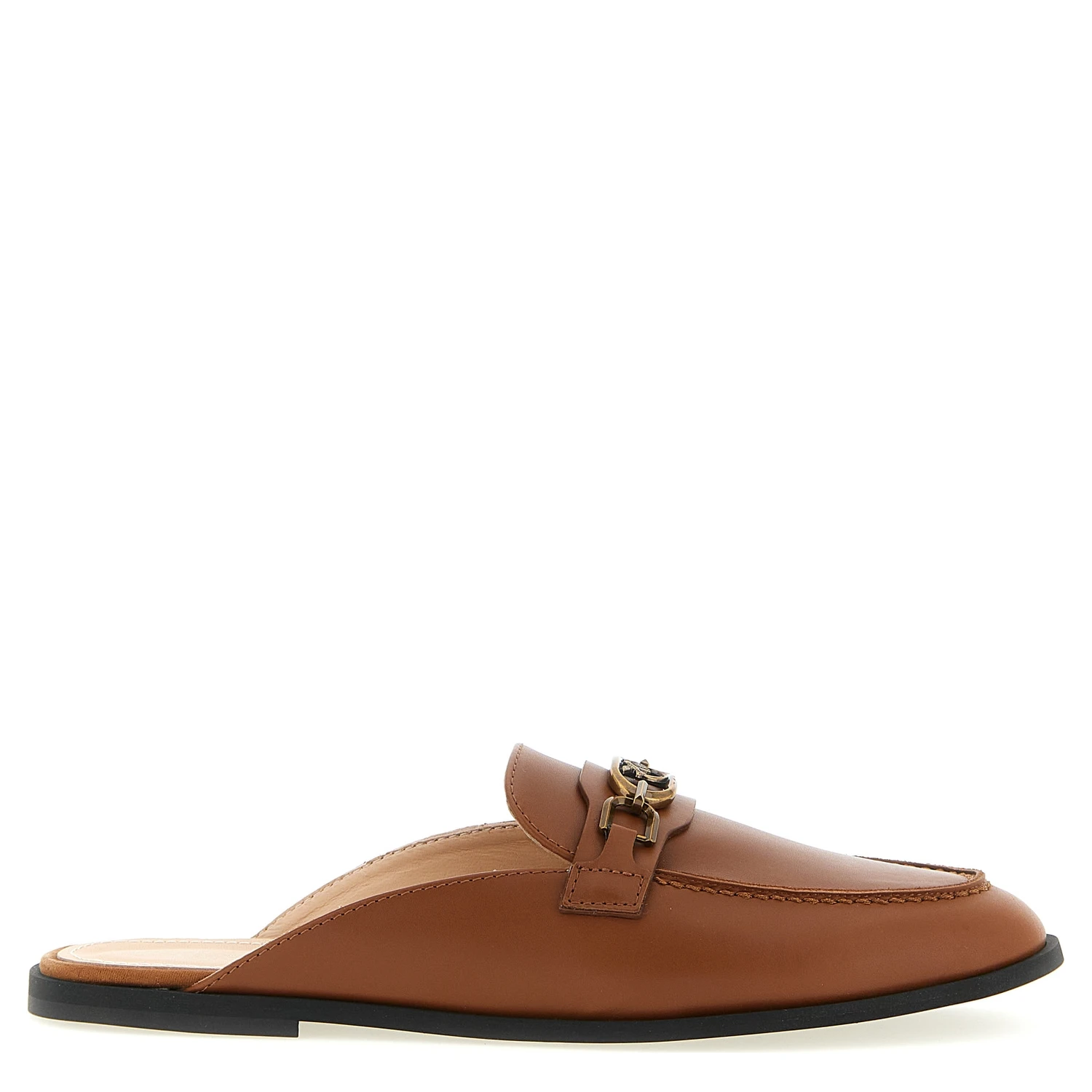 Brown Calfskin Flats