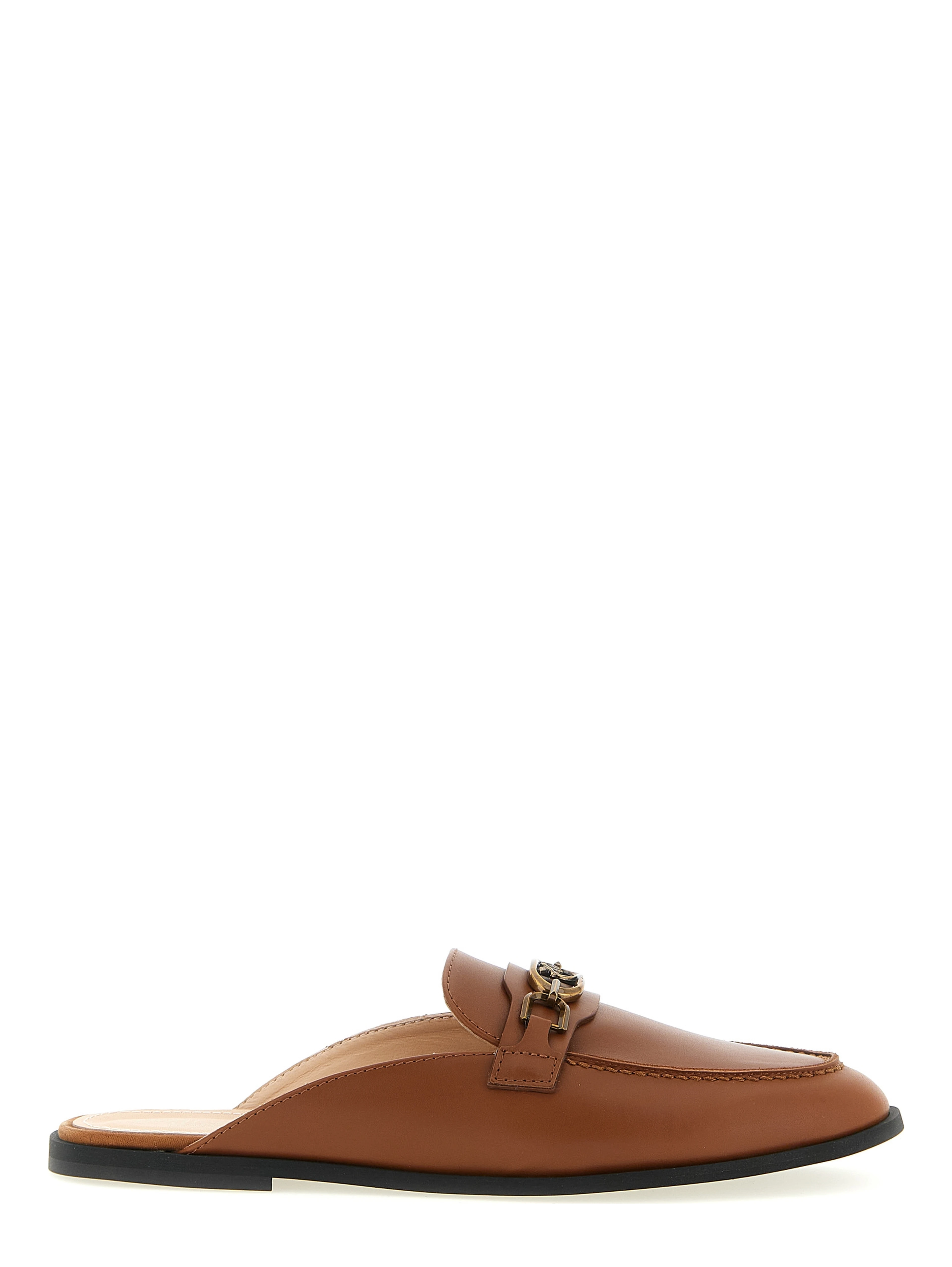 Brown Calfskin Flats