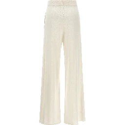 White Cashmere Casual Pants