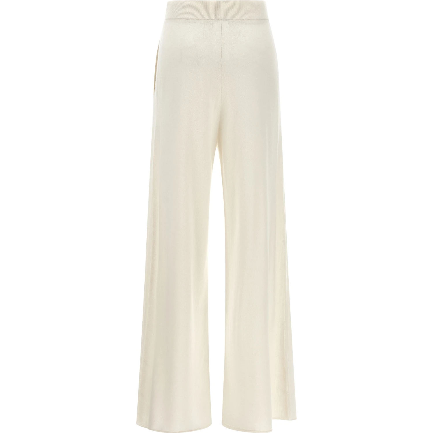 White Cashmere Casual Pants
