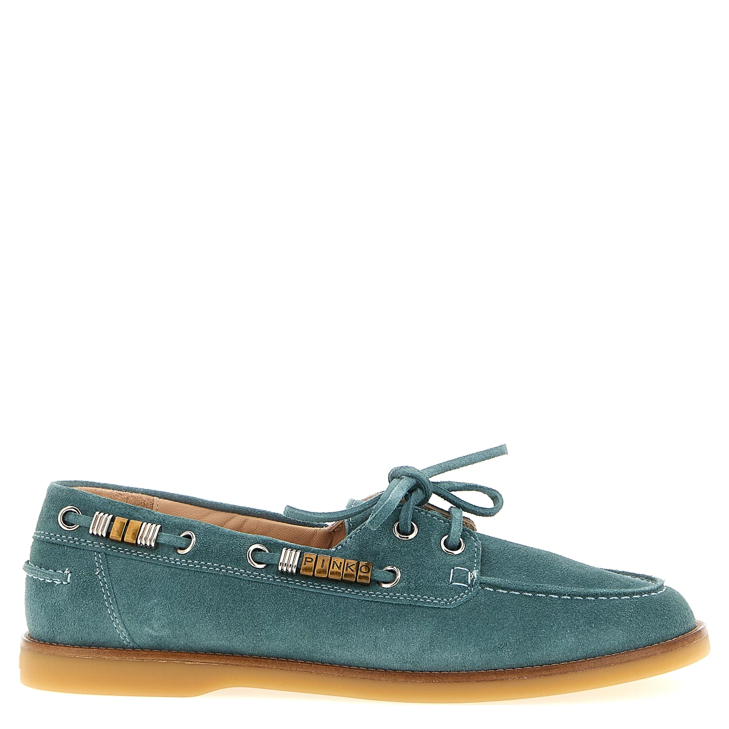 Blue Calfskin Moccassin