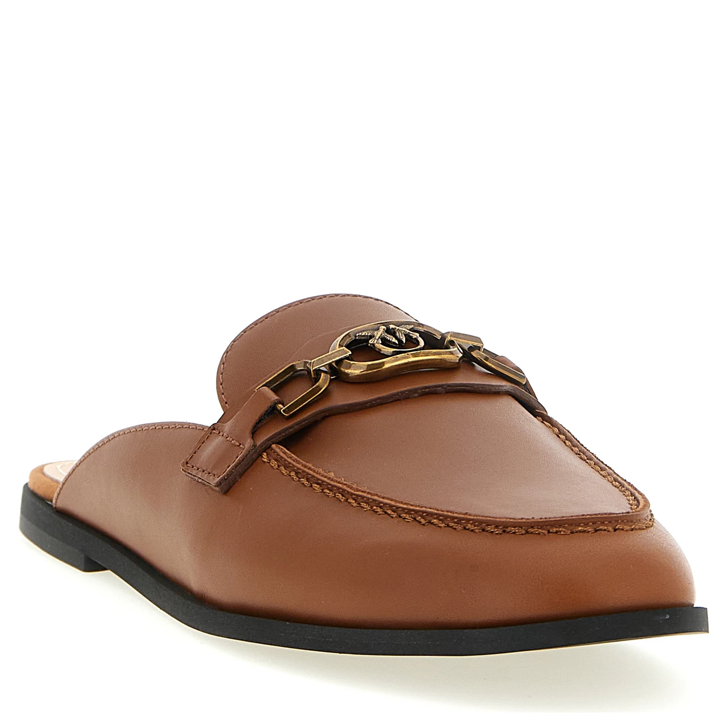Brown Calfskin Flats