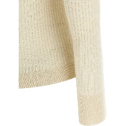 White Cashmere Polo Shirt