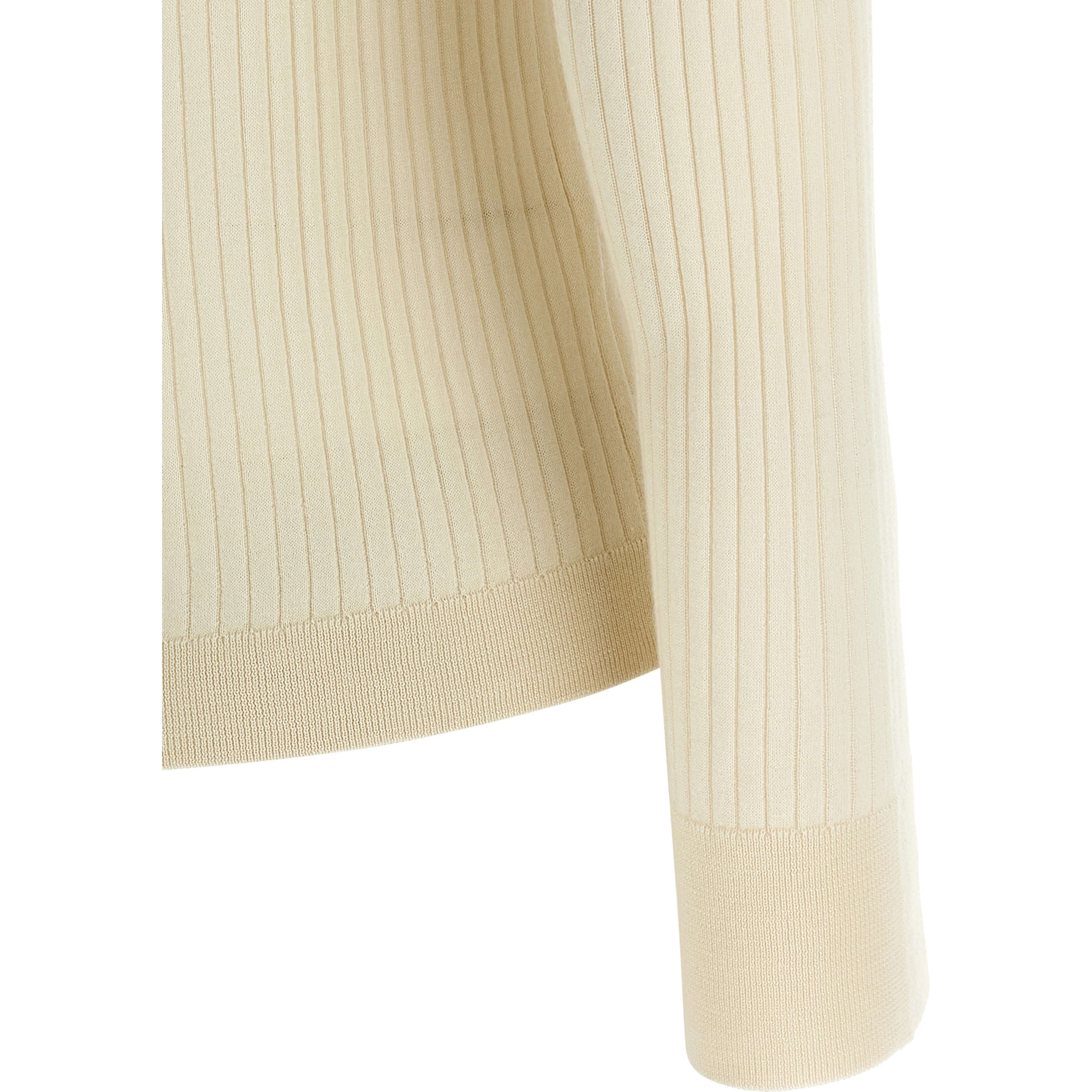 White Cashmere Polo Shirt