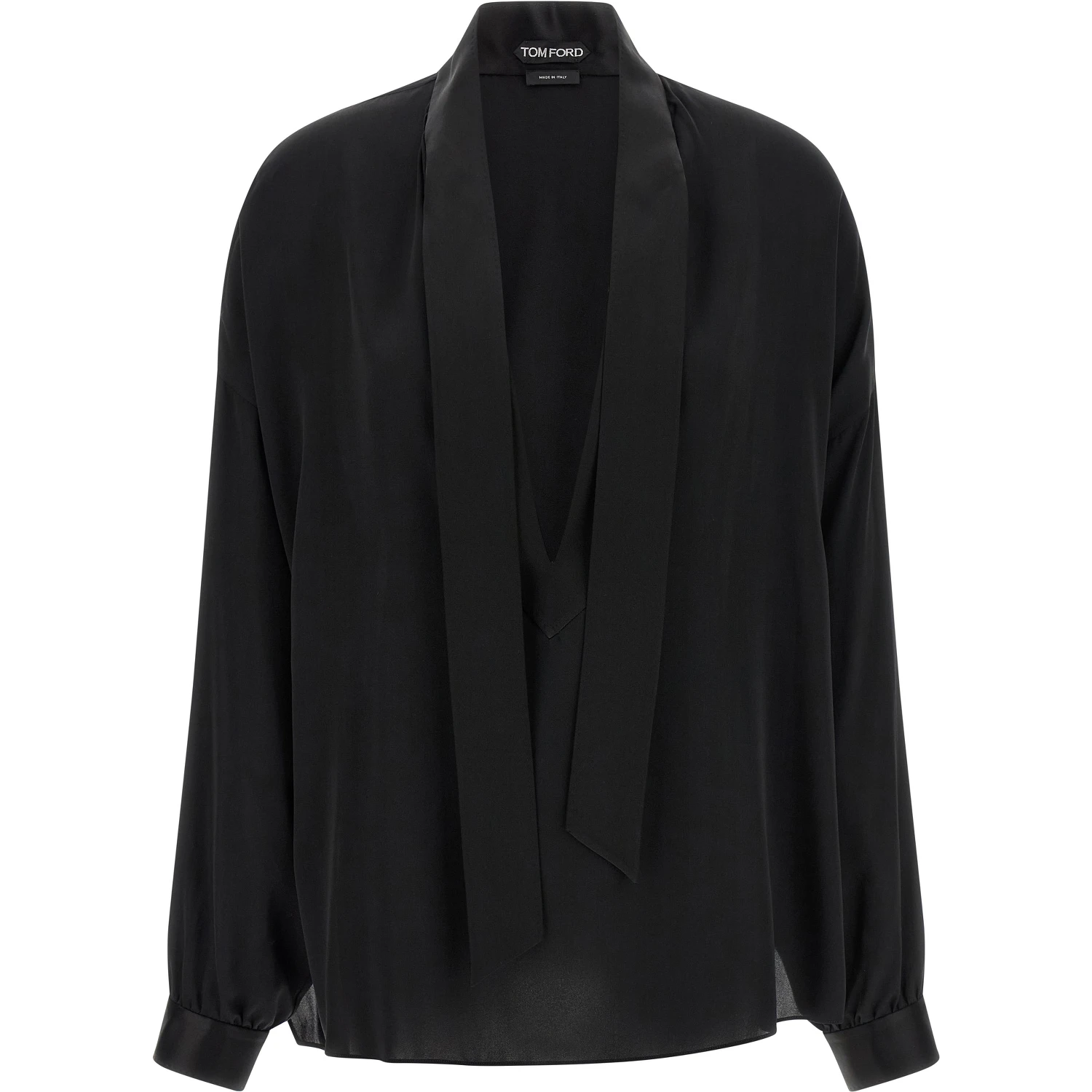 Black Silk Blouse
