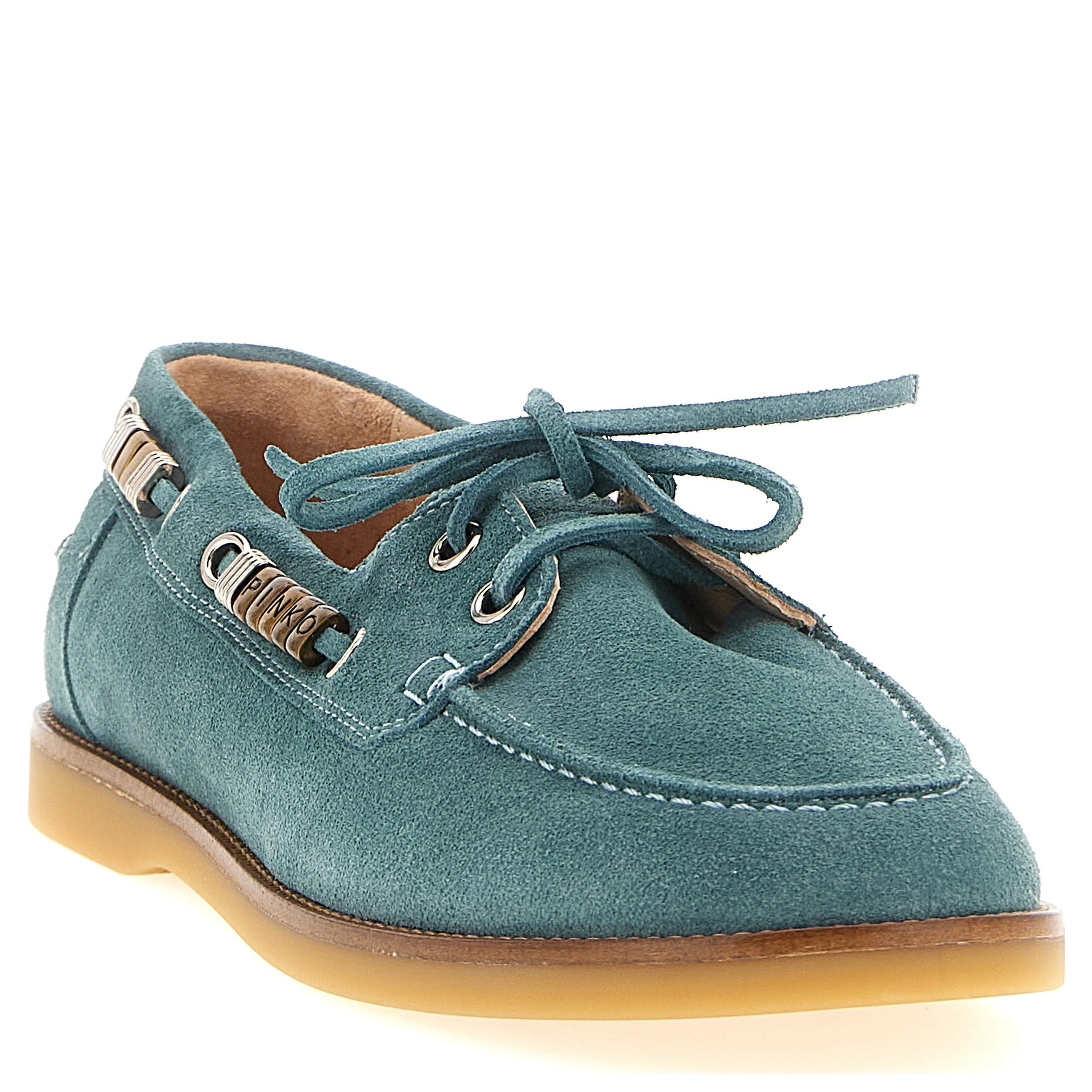 Blue Calfskin Moccassin