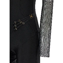 Black Polyamide Jumpsuit