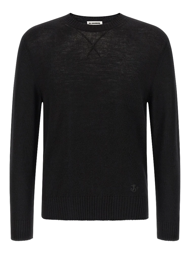 Black Virgin Wool Cardigan