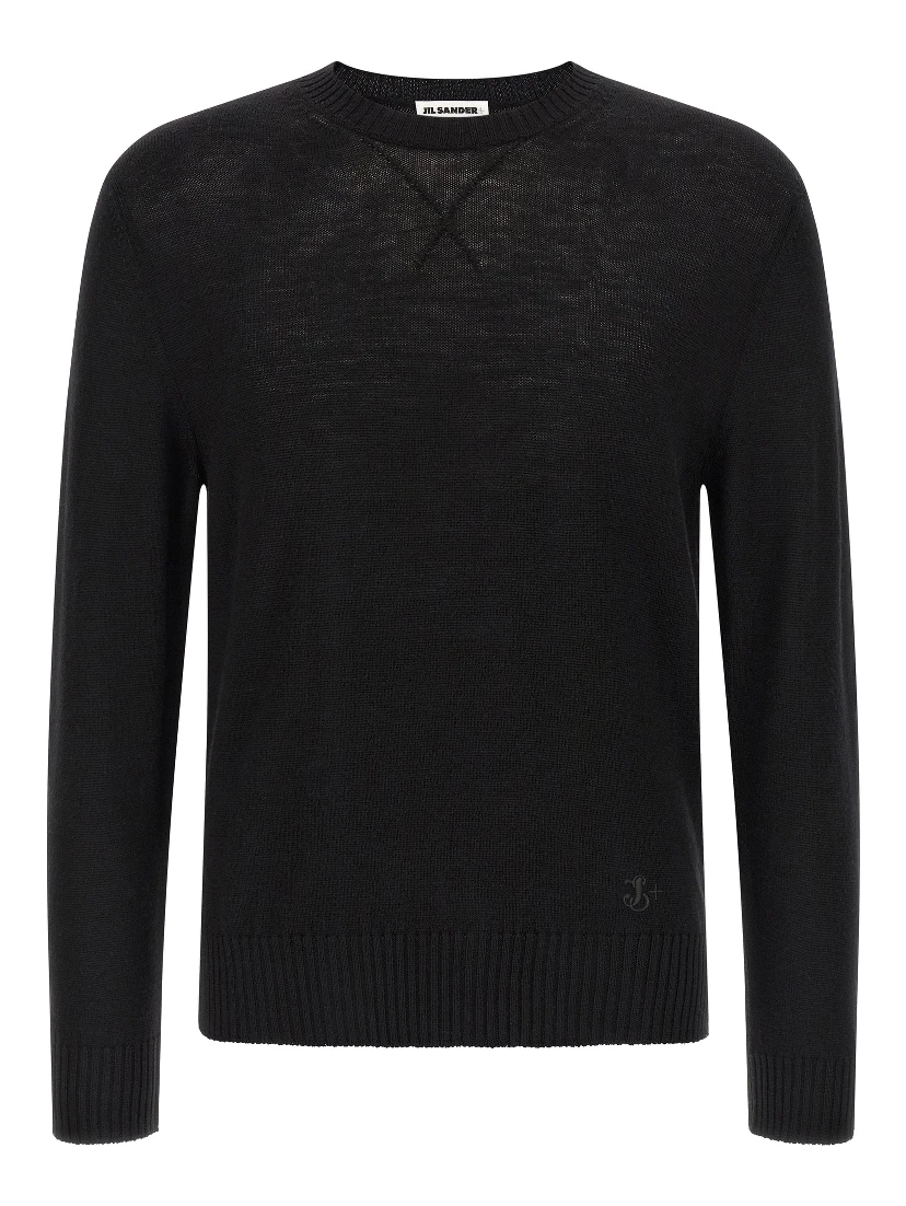Black Virgin Wool Cardigan