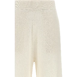 White Cashmere Casual Pants