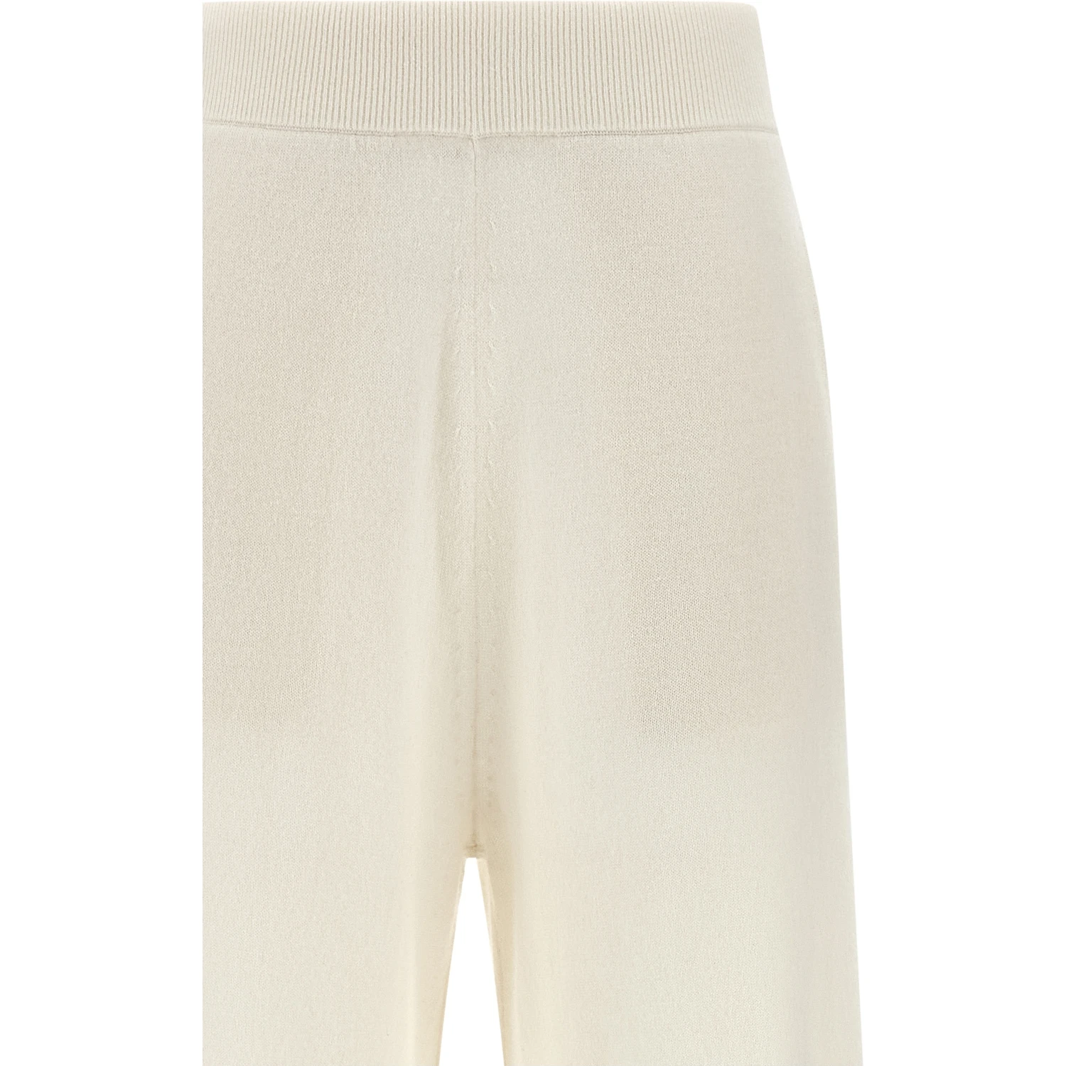 White Cashmere Casual Pants