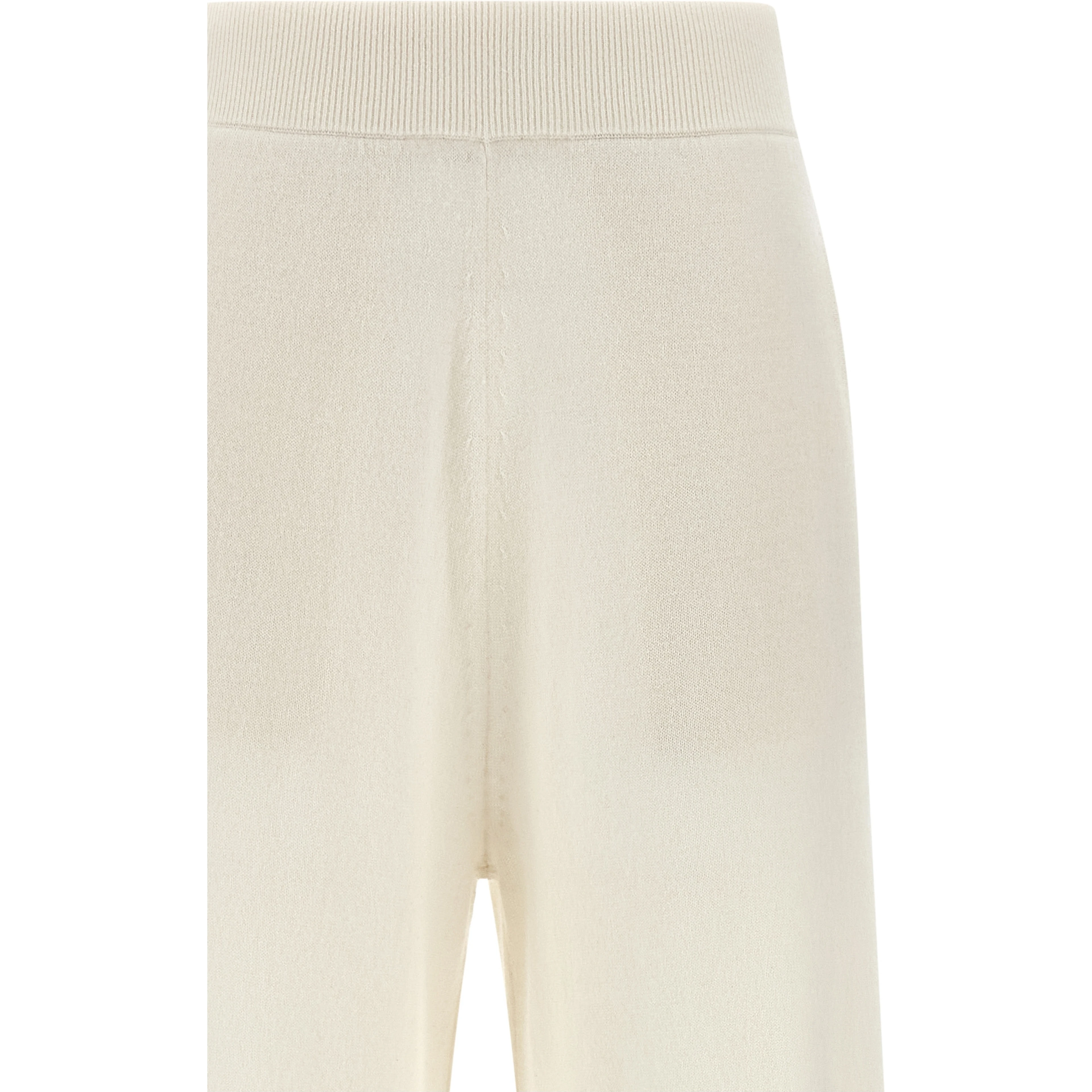White Cashmere Casual Pants