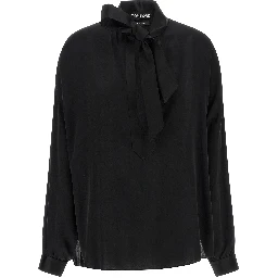 Black Silk Blouse