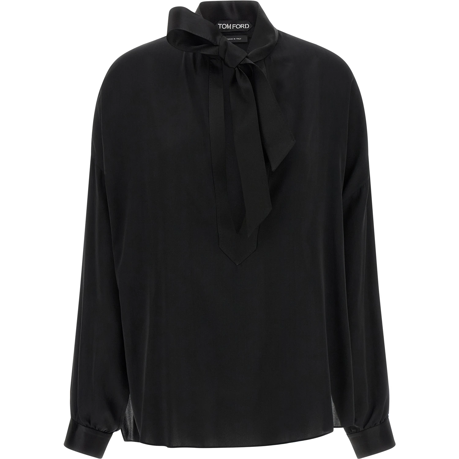 Black Silk Blouse
