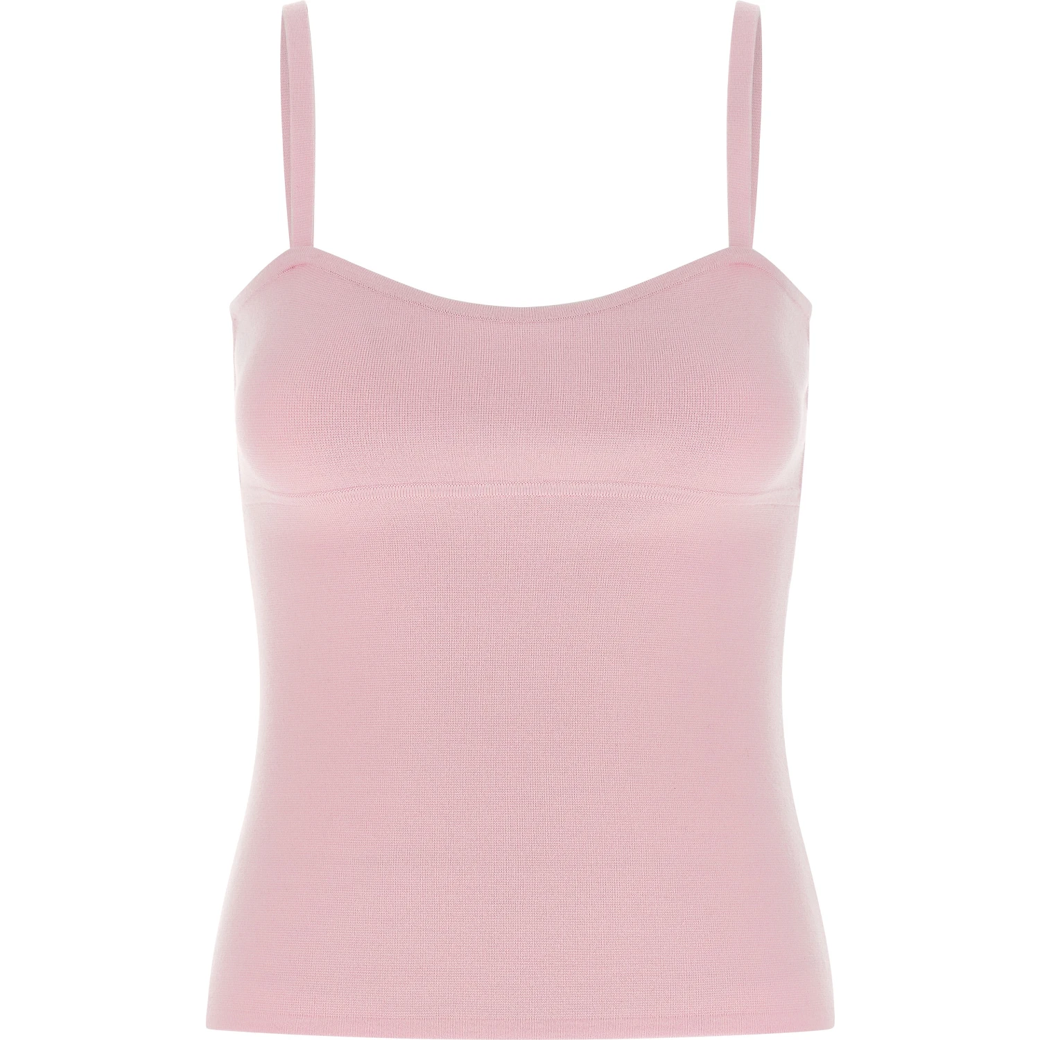 Multicolor Virgin Wool Sleeveles T-Shirt