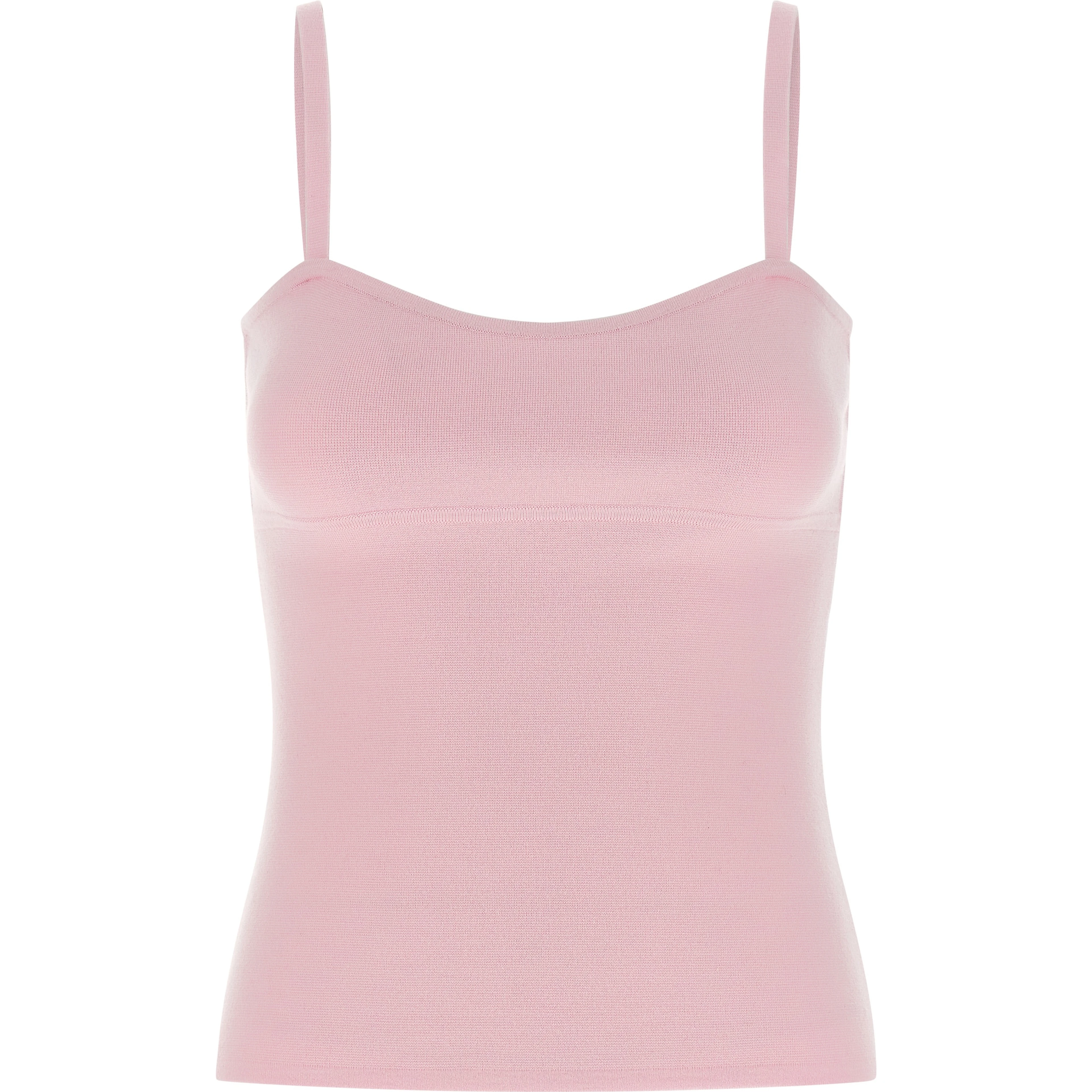 Multicolor Virgin Wool Sleeveles T-Shirt