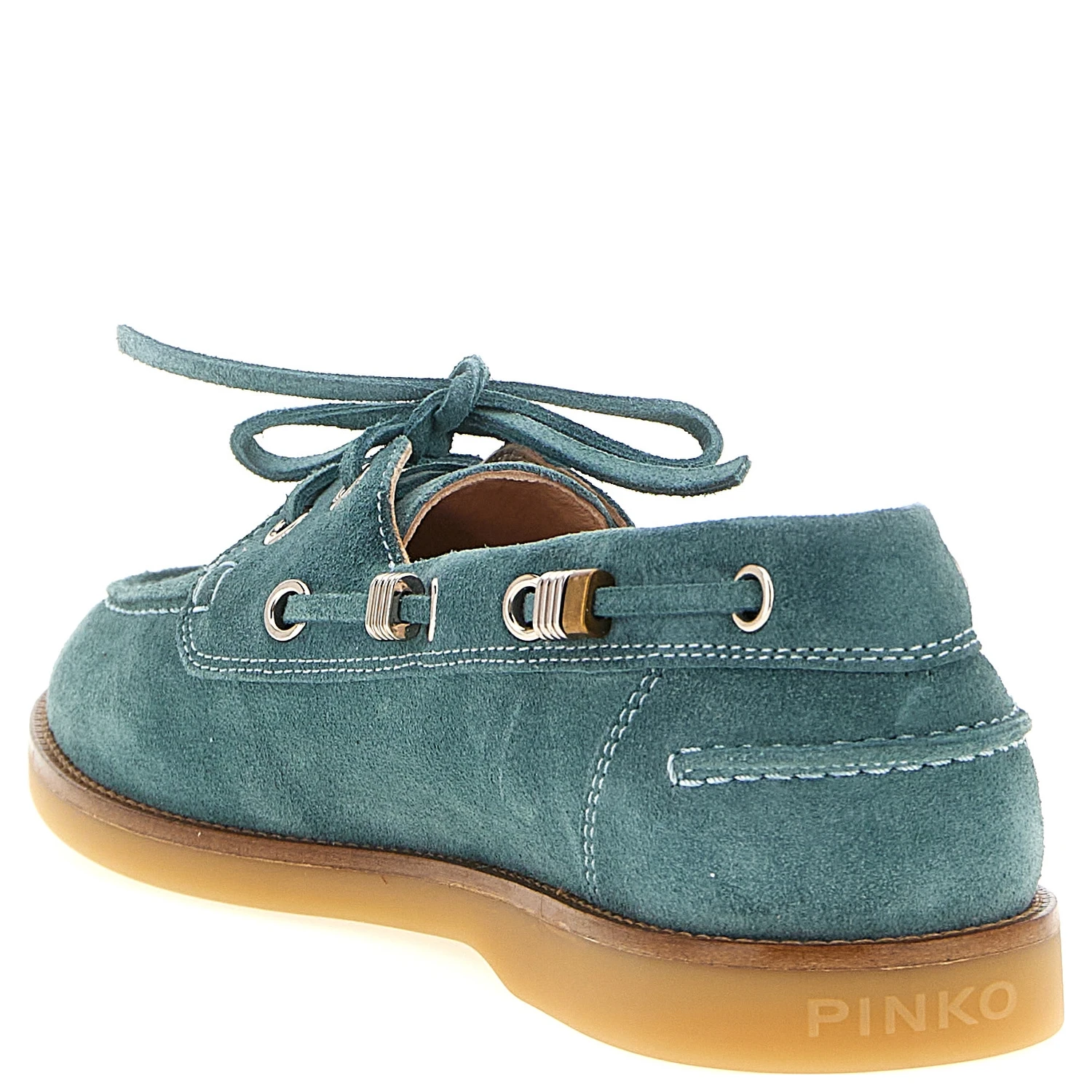 Blue Calfskin Moccassin