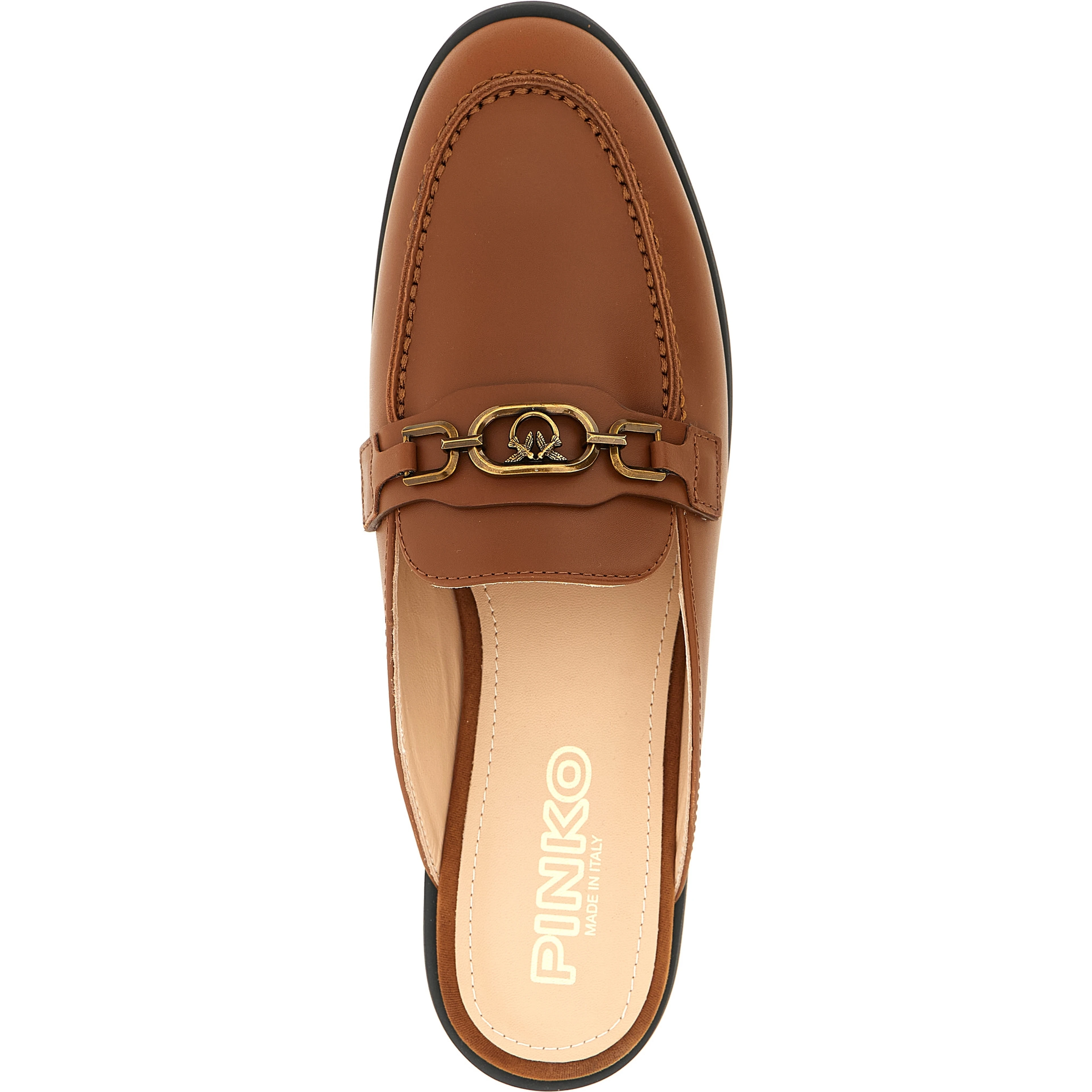Brown Calfskin Flats