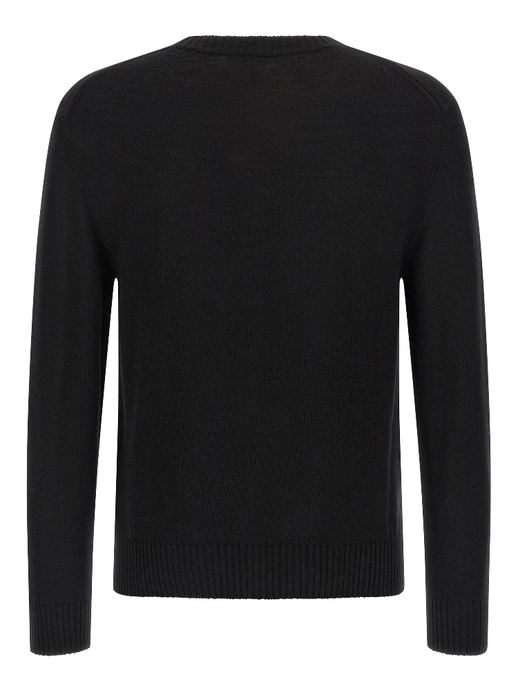 Black Virgin Wool Cardigan alternative