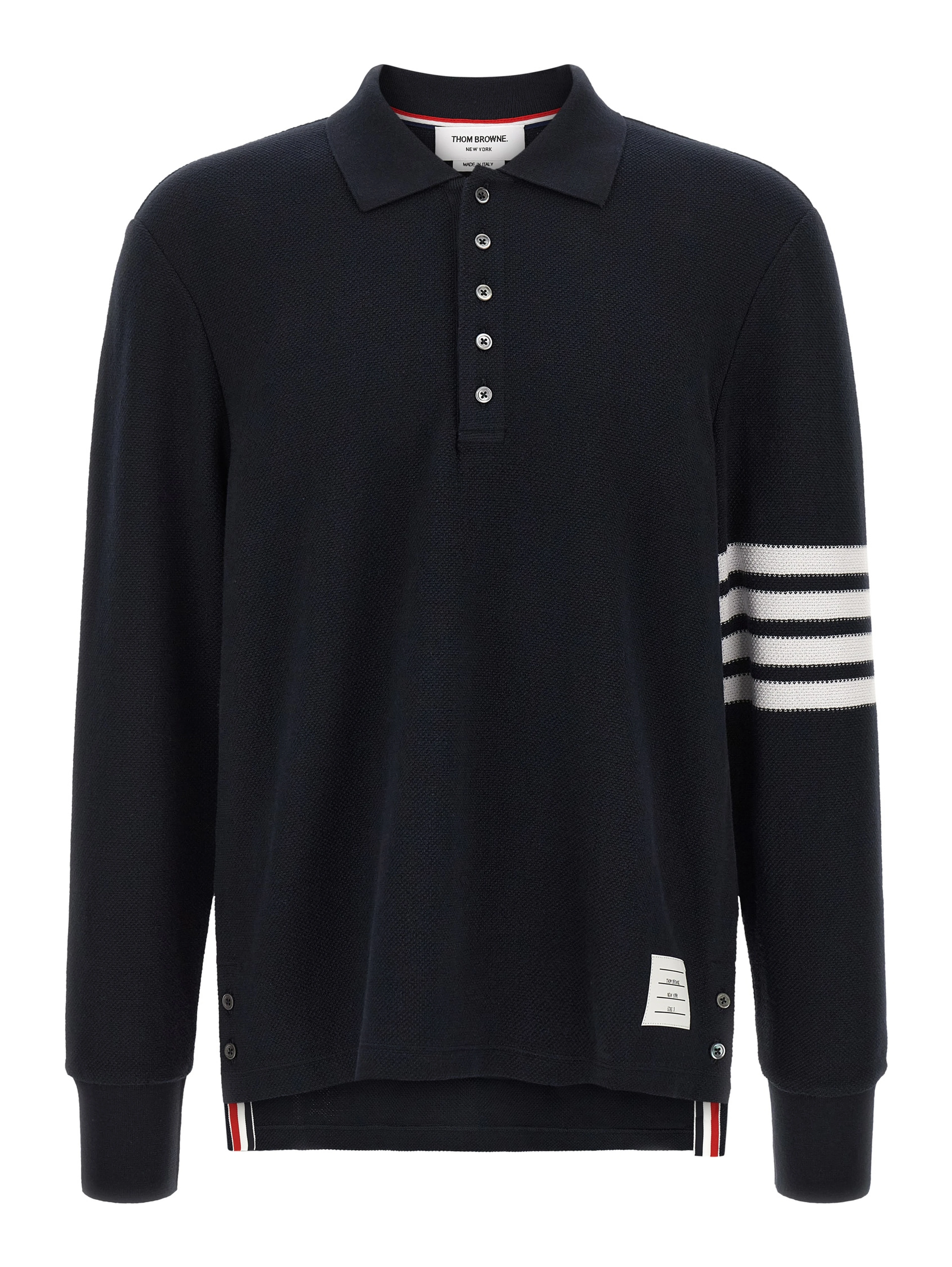 Blue Cotton Polo Shirt