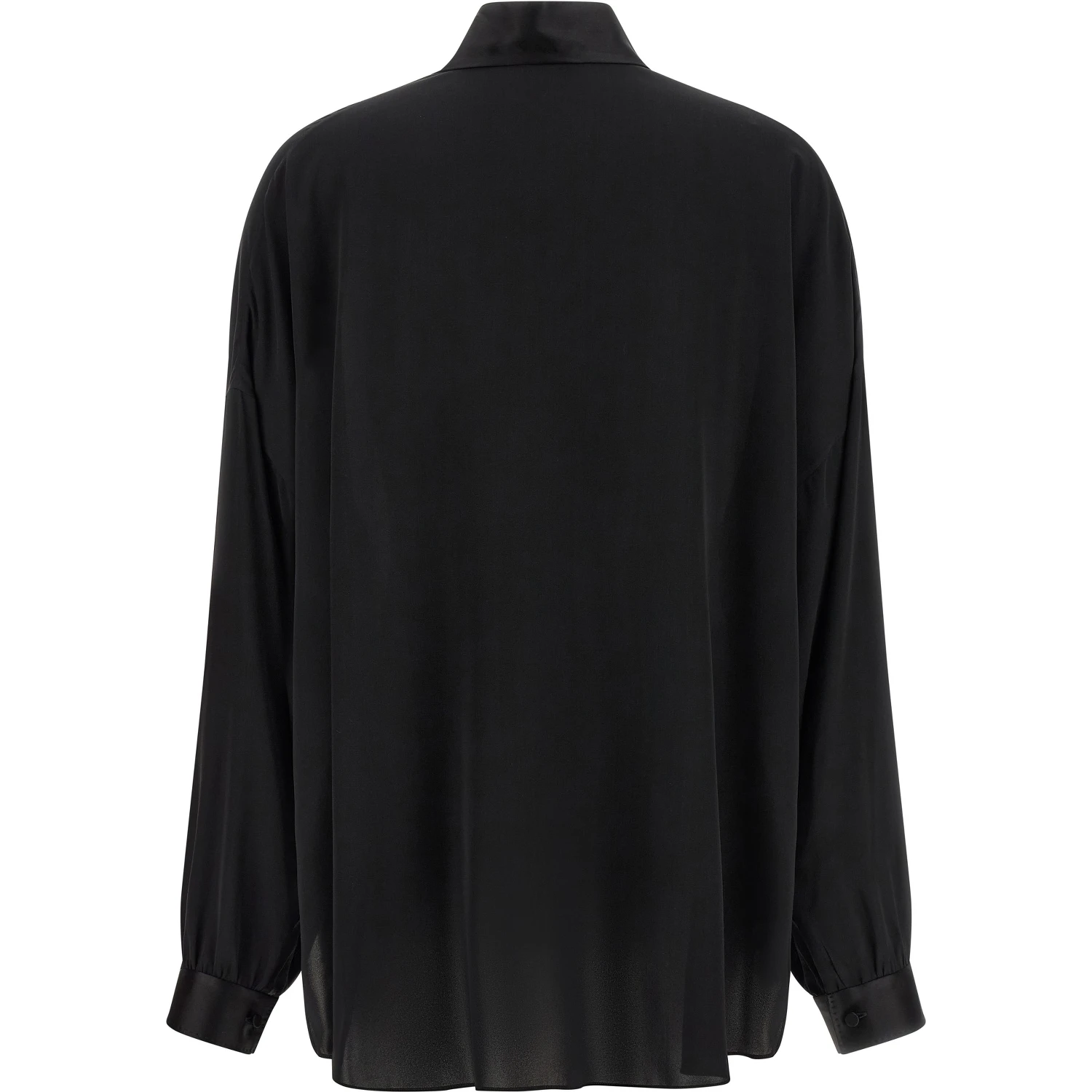 Black Silk Blouse