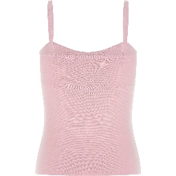 Multicolor Virgin Wool Sleeveles T-Shirt