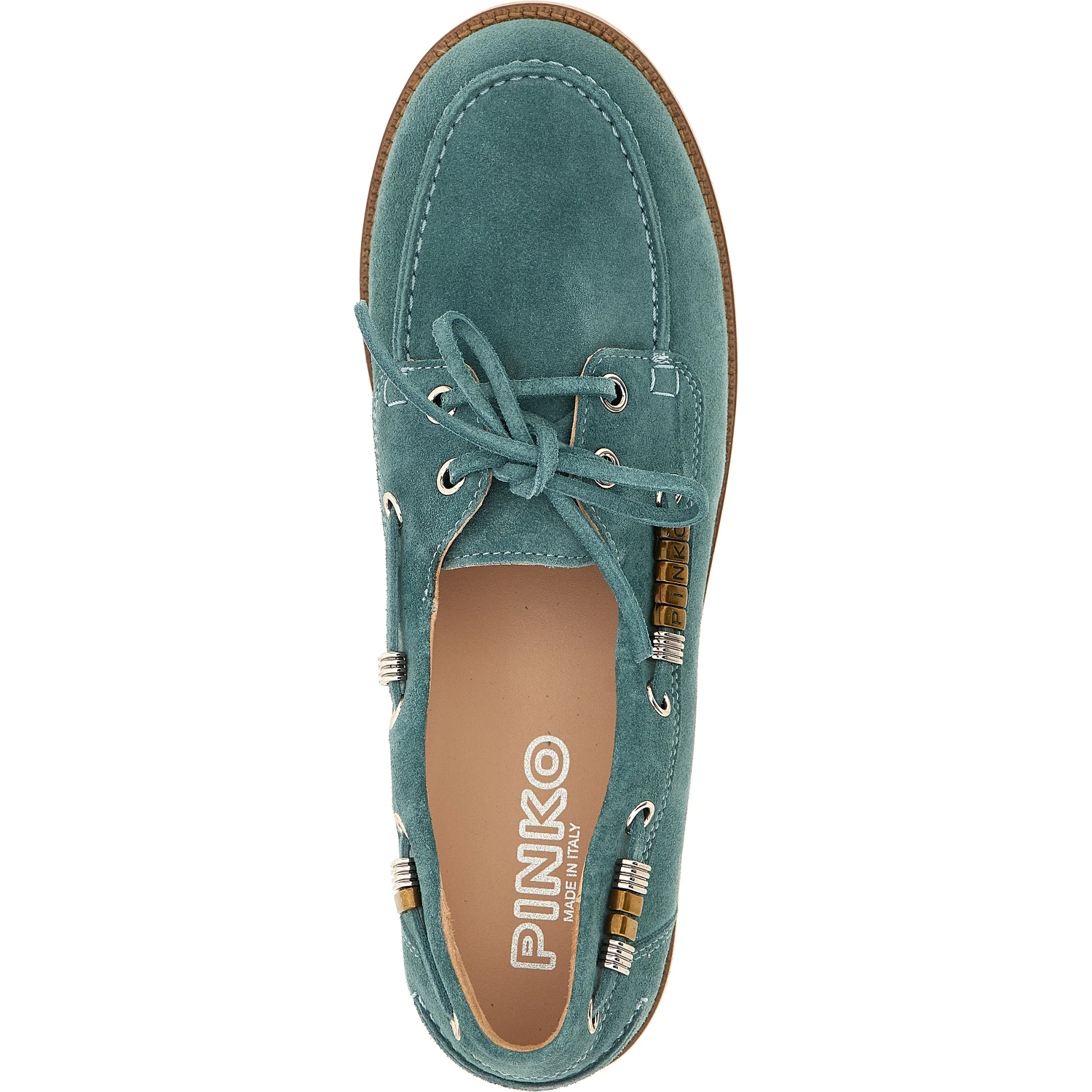 Blue Calfskin Moccassin