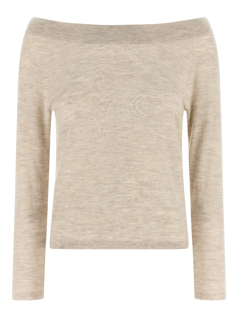 Beige Cashmere Cardigan
