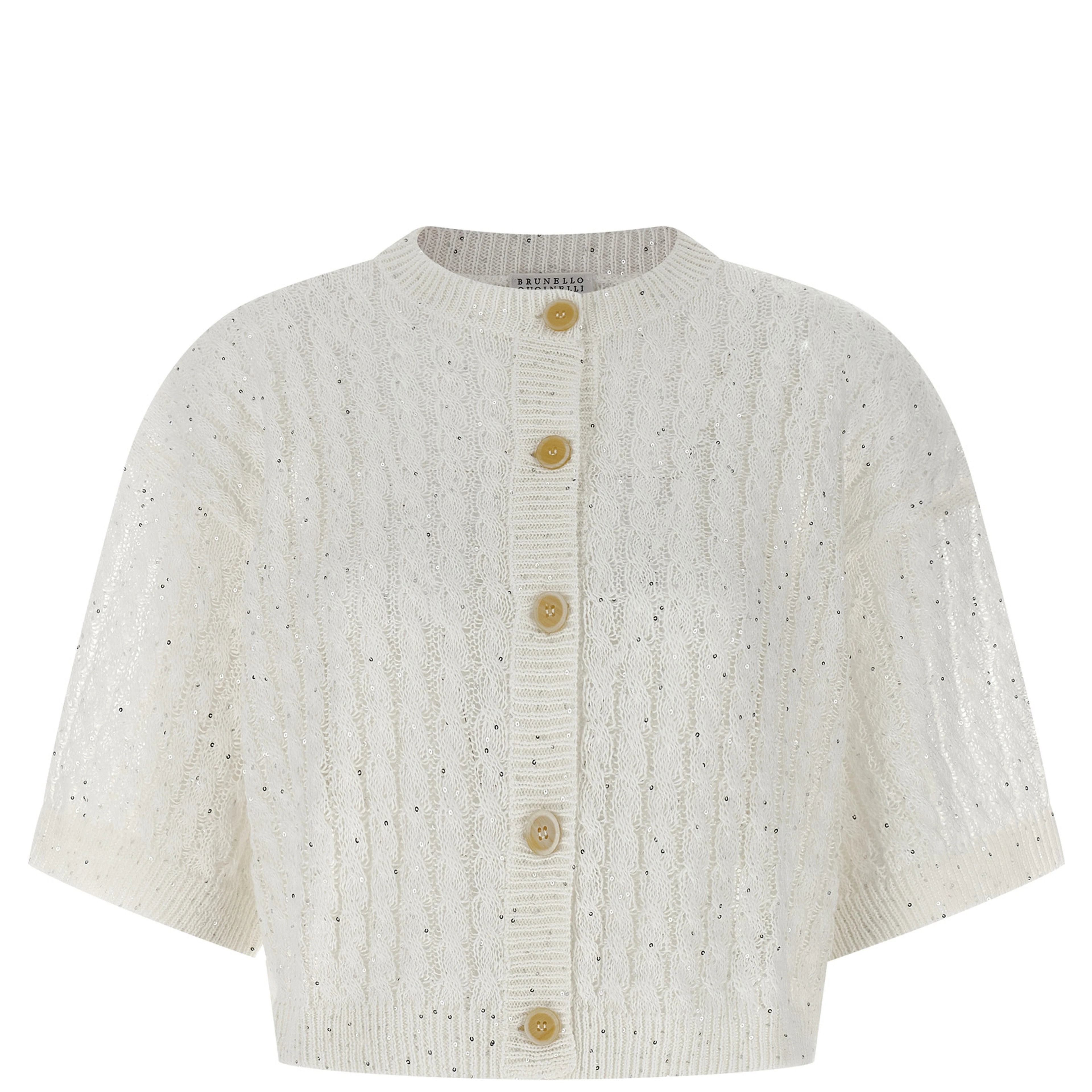 White Linen Cardigan