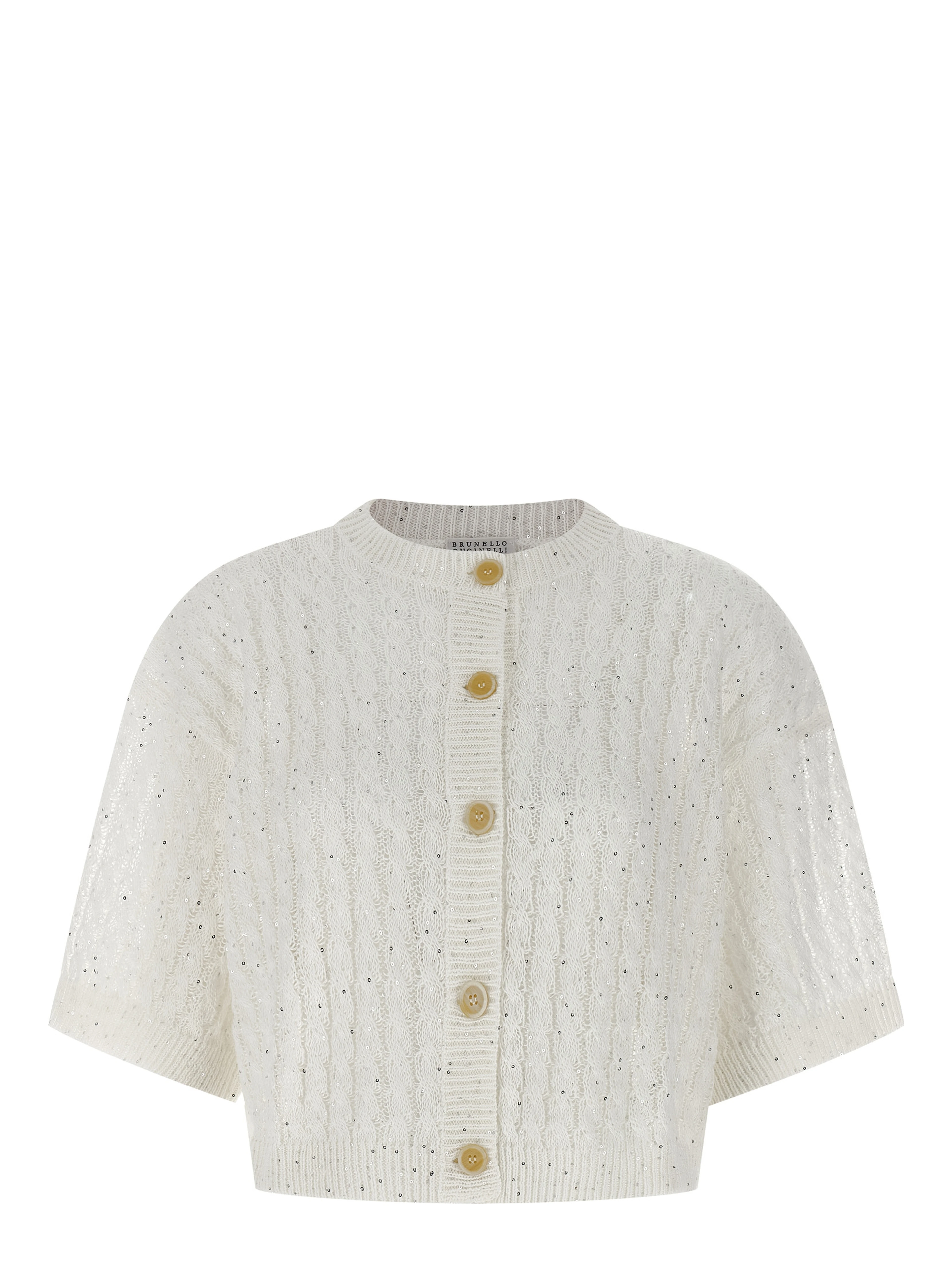 White Linen Cardigan