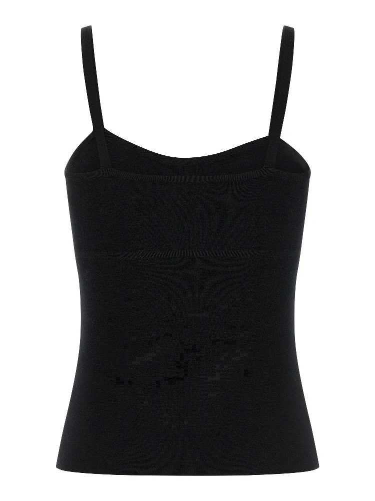 Black Virgin Wool Tank Tops alternative