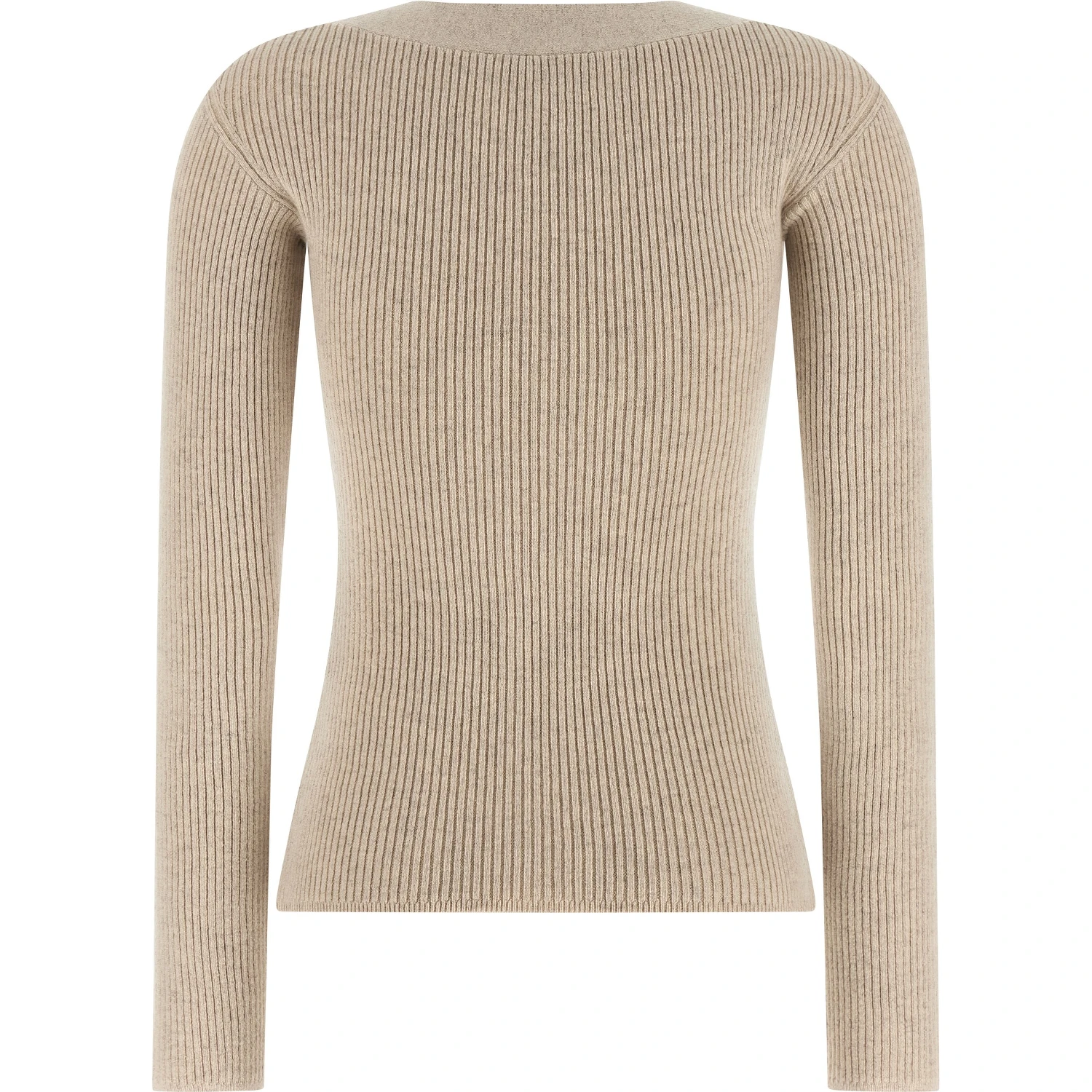 Beige Wool Cardigan