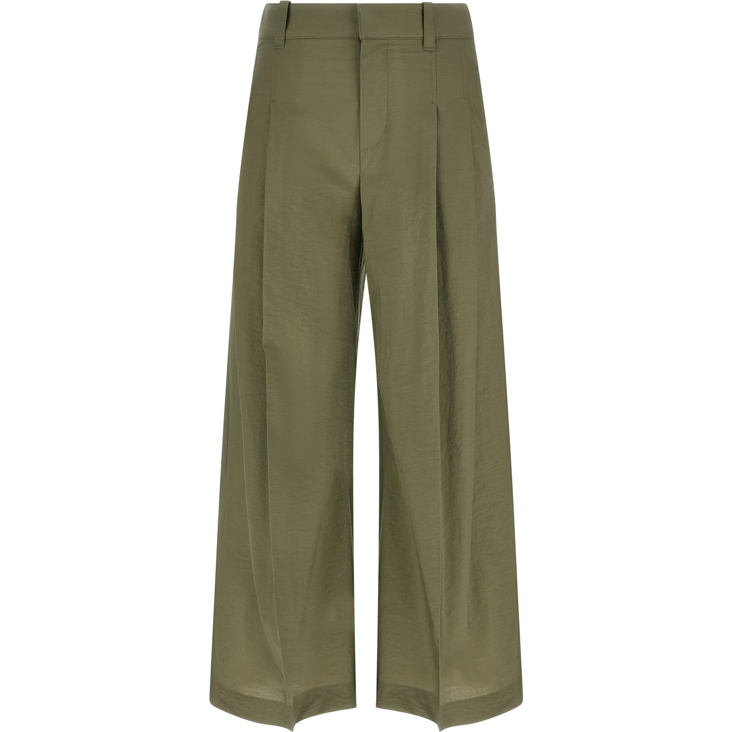 Bicolor Cotton Casual Pants