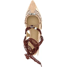 Multicolor Leather Ballet Flats