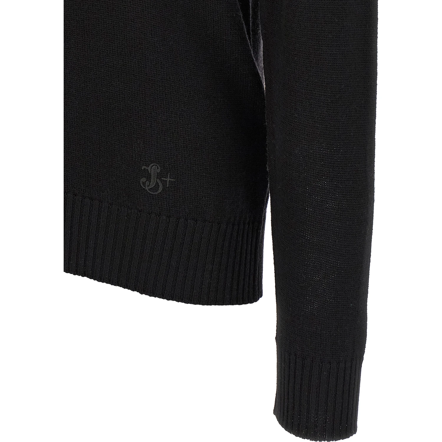 Black Virgin Wool Cardigan