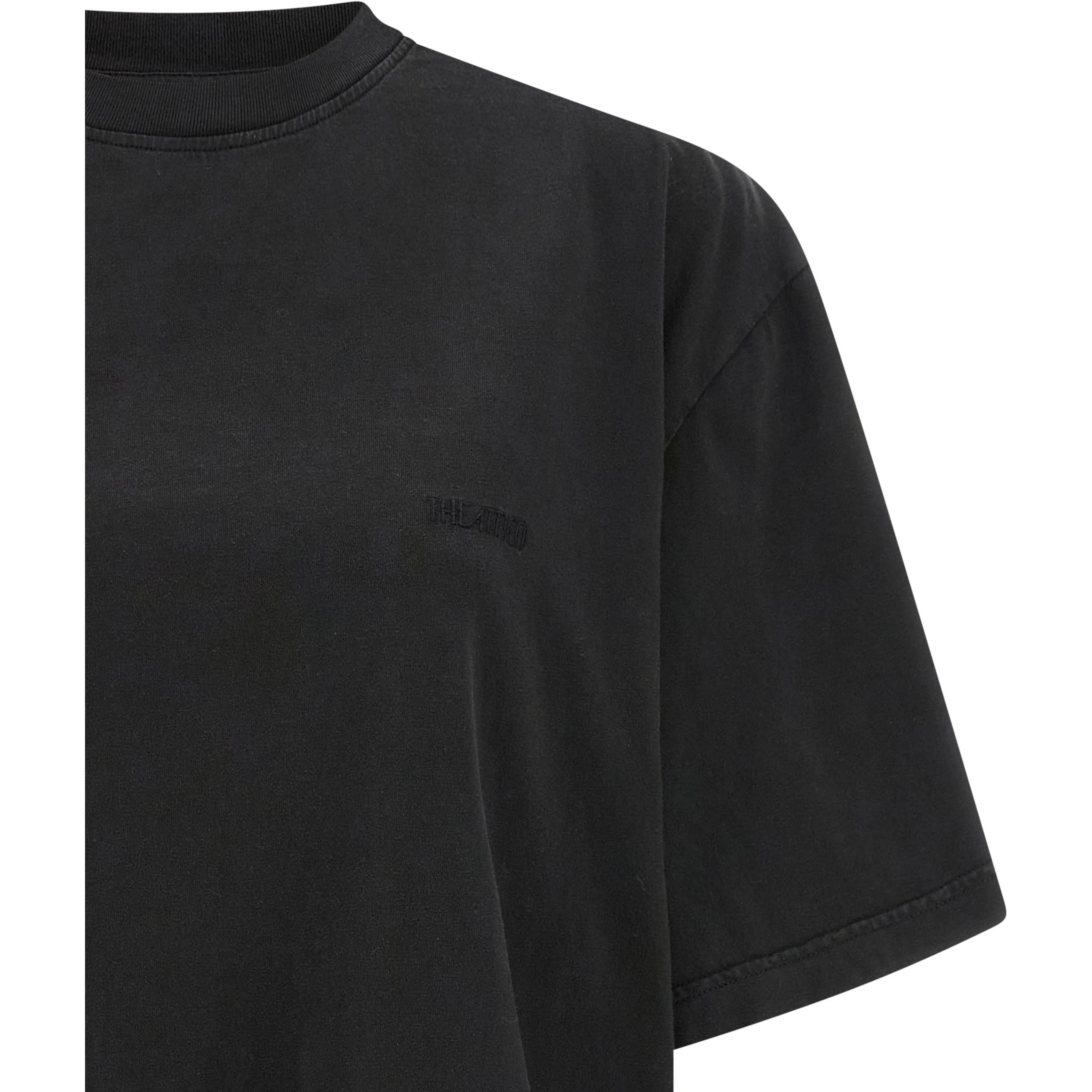 Black Cotton T-Shirt