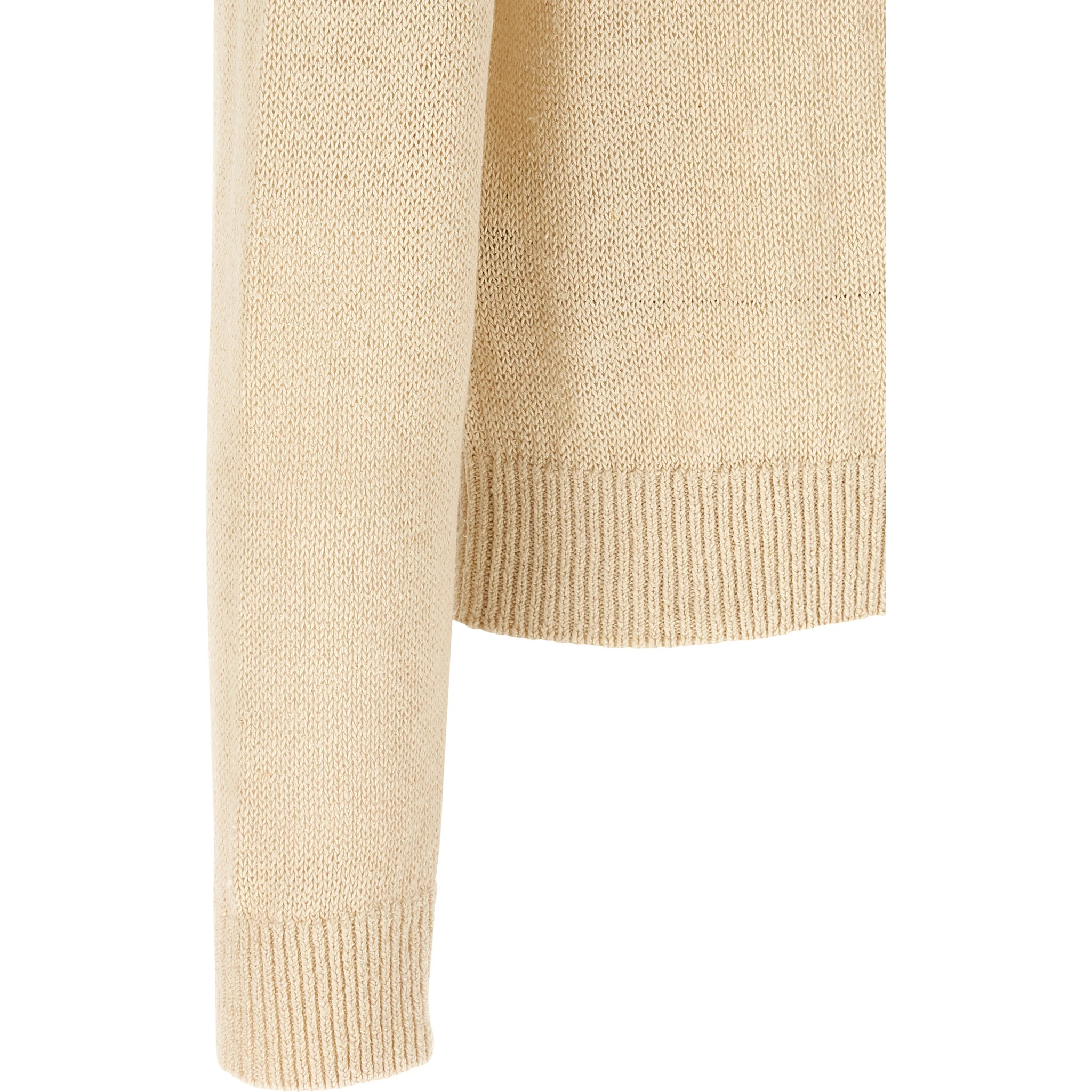 Beige Hemp Cardigan