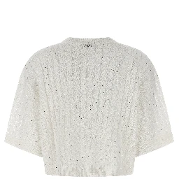 White Linen Cardigan