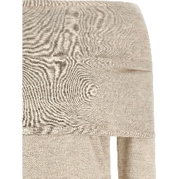 Beige Cashmere Cardigan