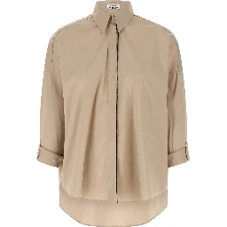 Beige Cotton Blouse