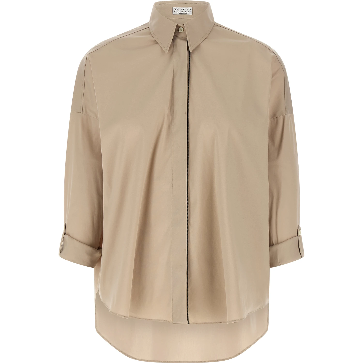 Beige Cotton Blouse