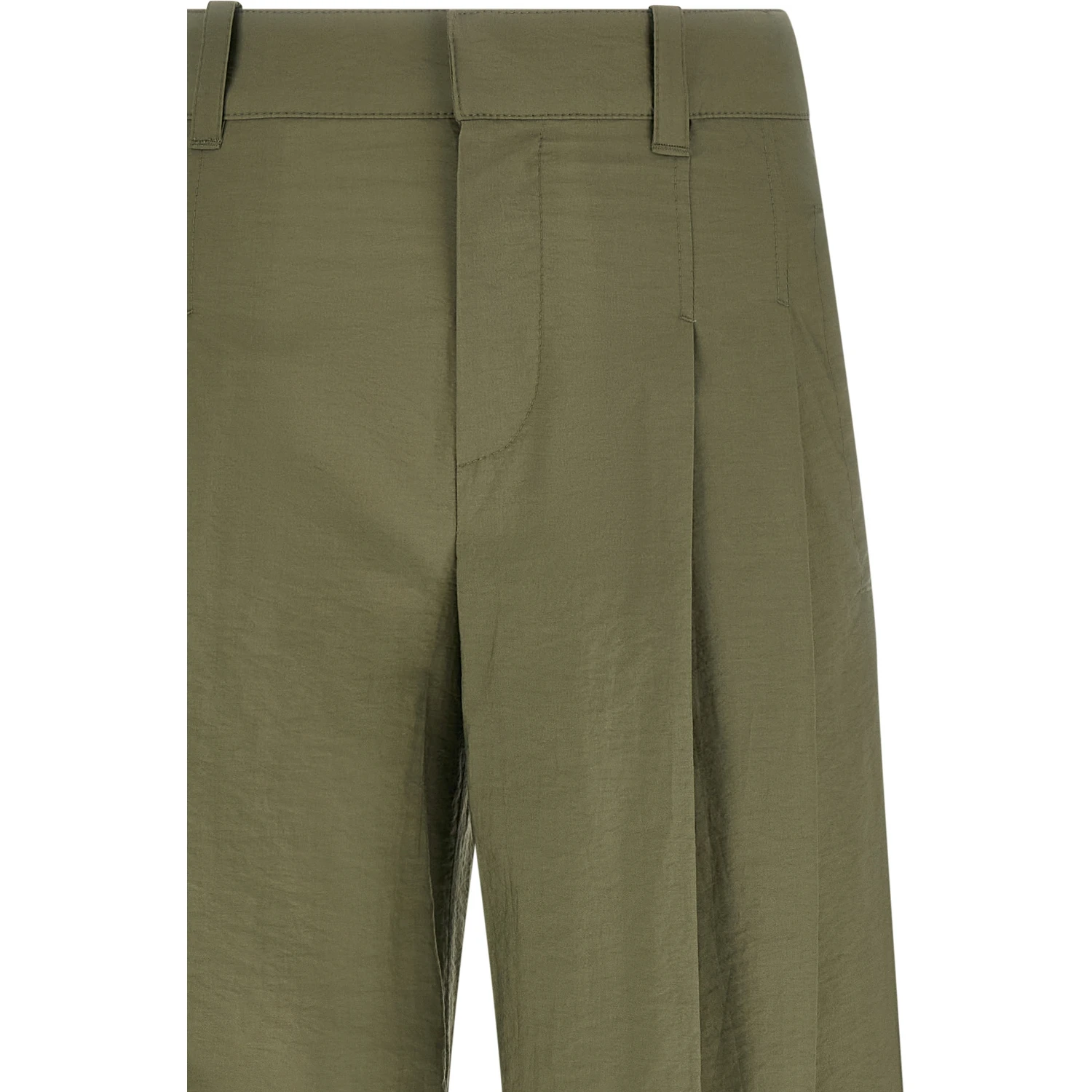 Bicolor Cotton Casual Pants