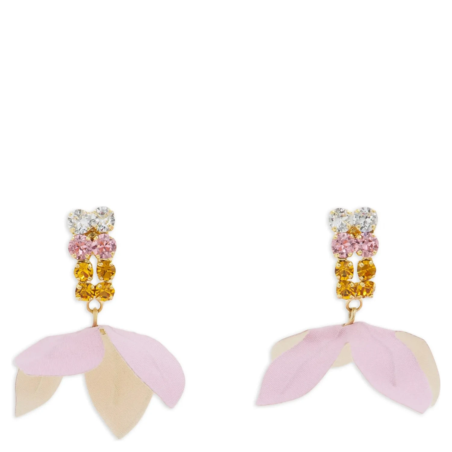 Multicolor Brass Earrings