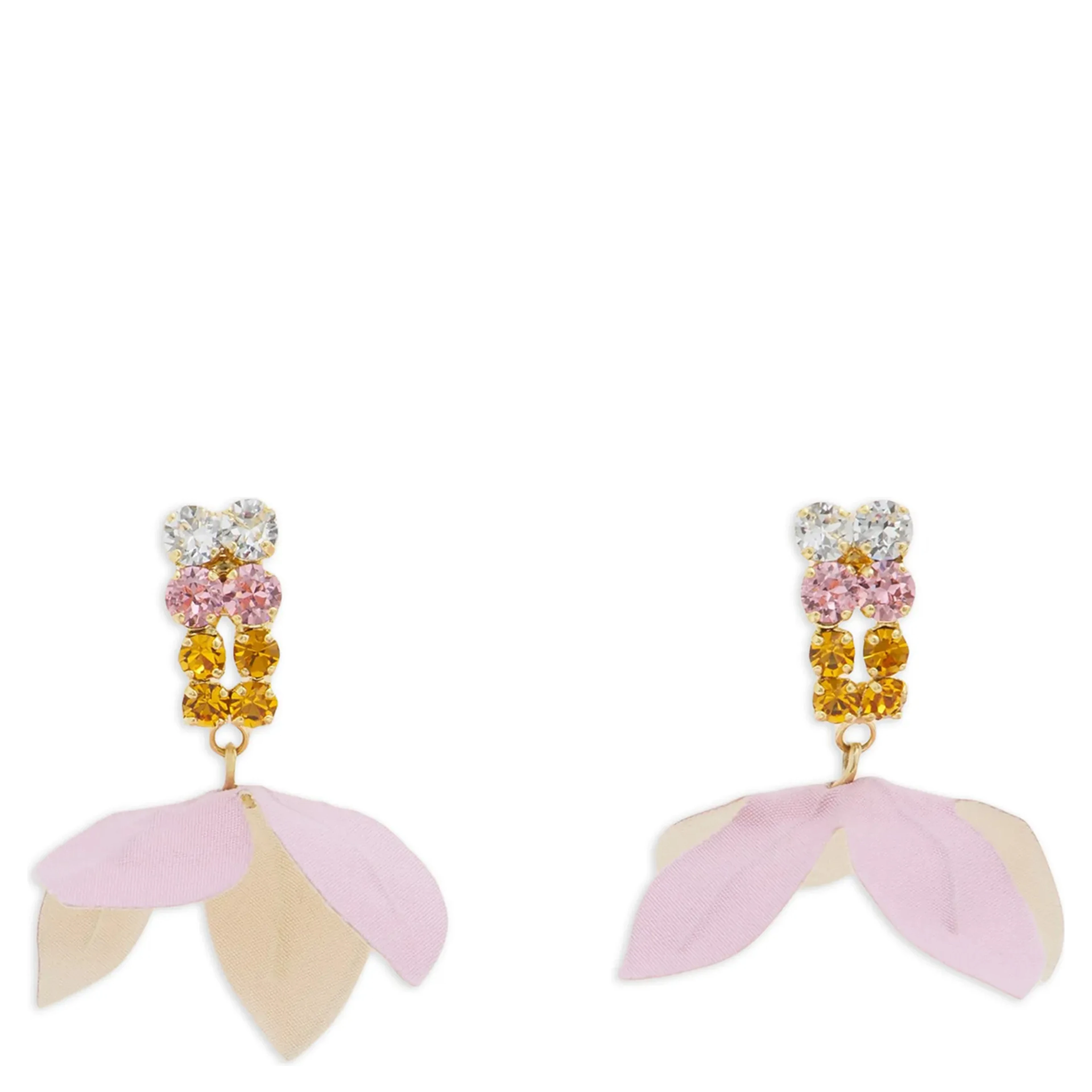 Multicolor Brass Earrings