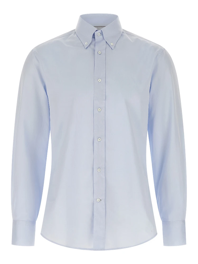 Blue Cotton Blouse