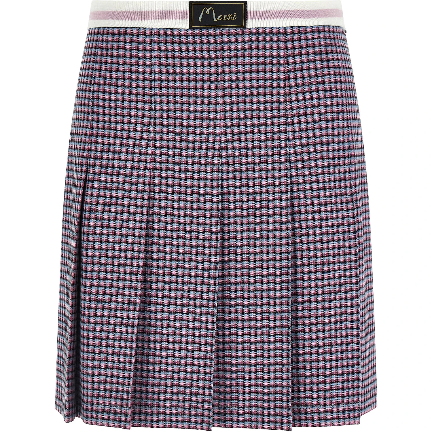 Purple Viscose Long Skirt